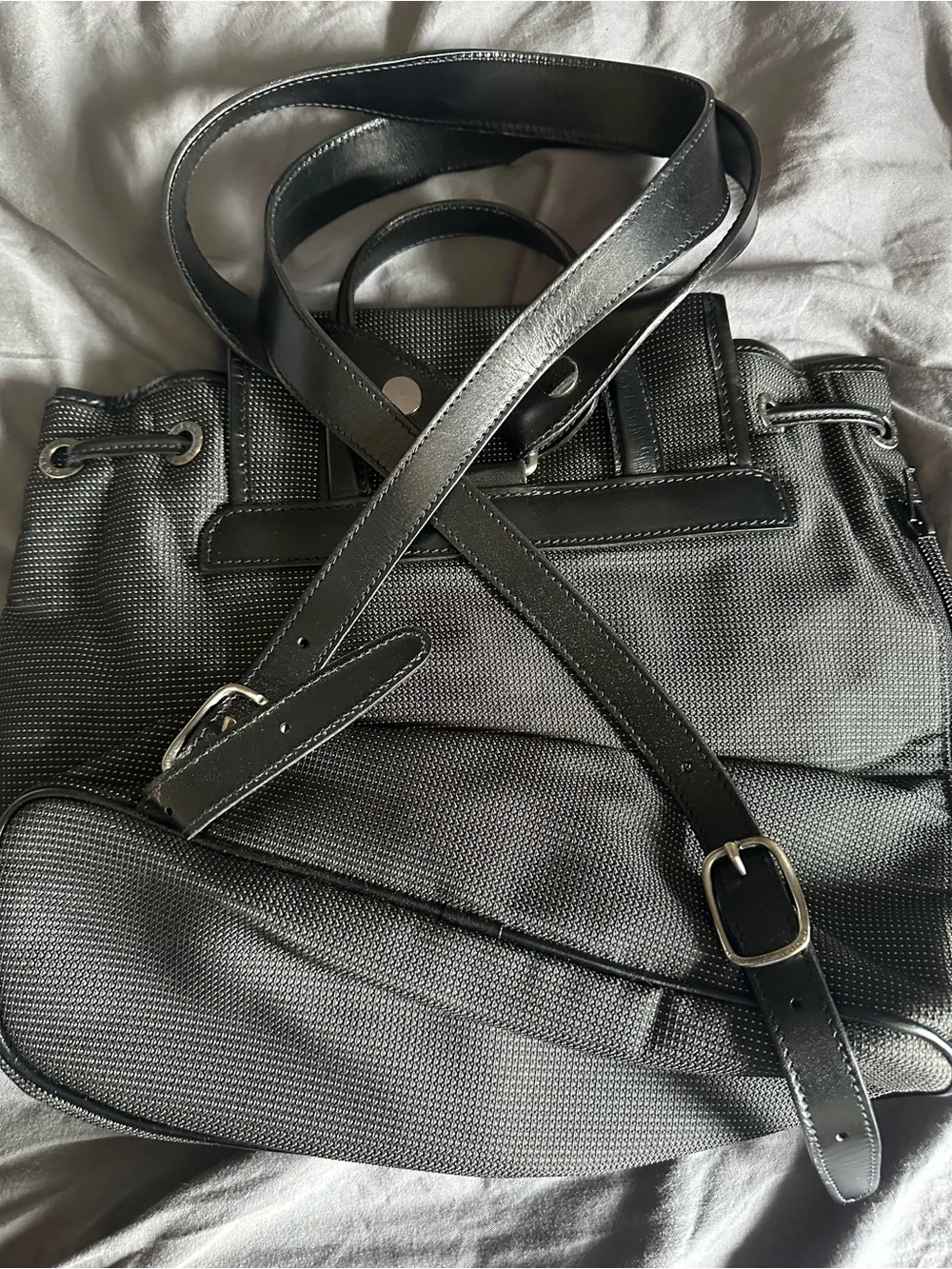 Hunting World Black Utility Backpack Tote with Front Pocket Organizers